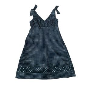 Elegant Black Polka Dot Dress